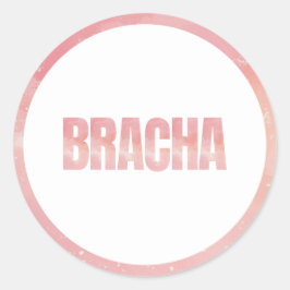 Adesivo Redondo Tie dye bas mitzva aniversário