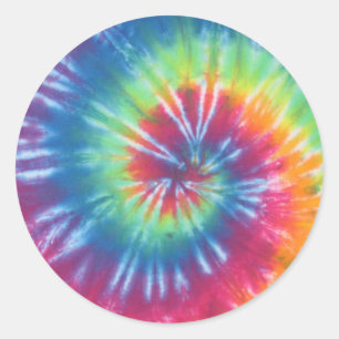 Adesivo Redondo Tie Dye One