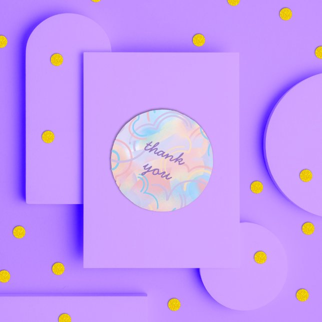 Adesivo Redondo Tie Dye Rainbow (Criador carregado)