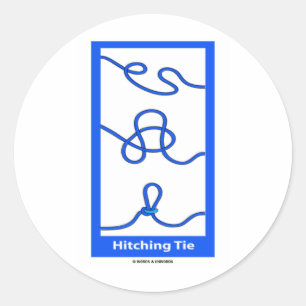 Adesivo Redondo Tie Hitching (Knotologia)