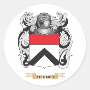 Adesivo Redondo Tierney Family Crest (Casaco de Armas)