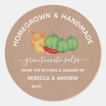 Tigela de Salsa de Tomate Verde Caseira e Feita à 