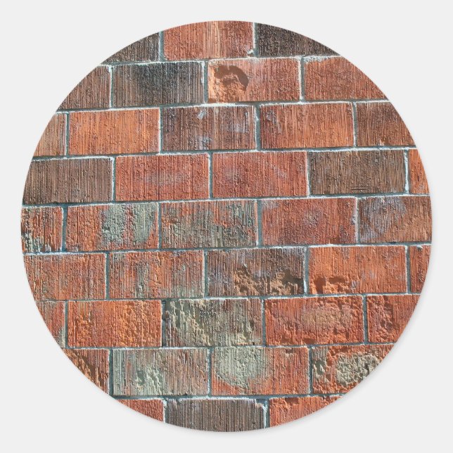 Adesivo Redondo tijolos (Frente)