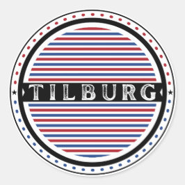 Adesivo Redondo Tilburg City Pride Emblem – Dutch Identity