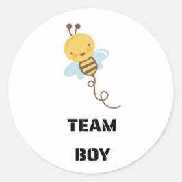 Adesivo Redondo Time Boy Vote, partido revelador