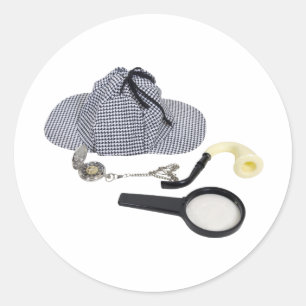 Adesivo Redondo TimeForDetective050110