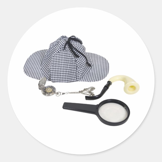 Adesivo Redondo TimeForDetetive050110 (Frente)