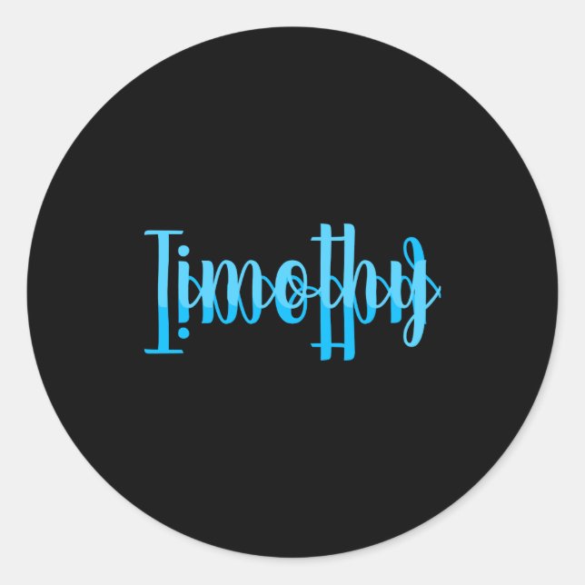 Adesivo Redondo Timothy  (Frente)