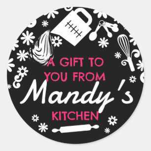 Adesivo Redondo Tímulos para panificação de panificação de panific