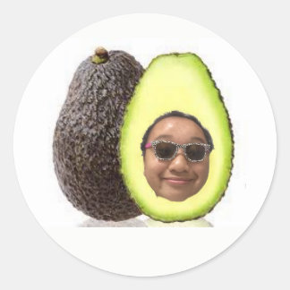 Adesivo Redondo Tina Stickers