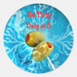 Adesivo Redondo Tini Party Sticker