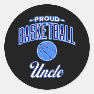 Adesivo Redondo Tio de Basquete 