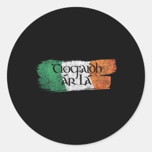Adesivo Redondo Tiocfaidh Ar La Vintage Irlanda Camisa Republicana