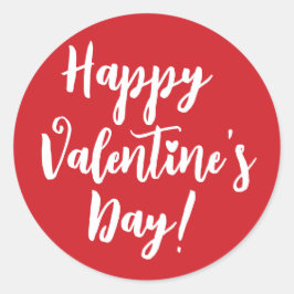 Adesivo Redondo tipografia da escrita moderna Feliz dia de os namo