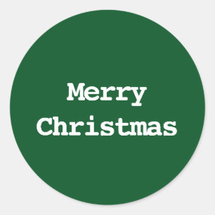 Adesivo Redondo Tipografia Feliz Natal