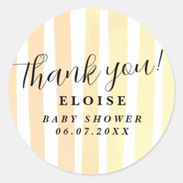 Adesivo Redondo Tiras de refrigerador d'água rosa moderna