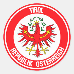Adesivo Redondo Tirol Round Emblem