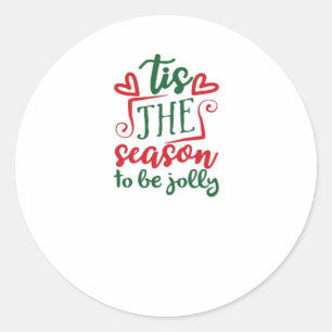 Adesivo Redondo Tis The Season Enny Trendy