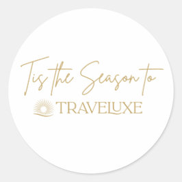 Adesivo Redondo Tis the Season stickers