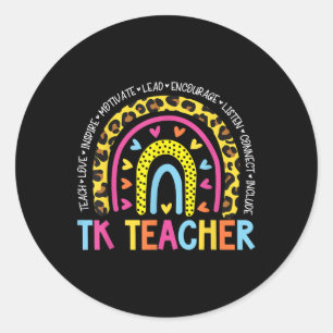 Adesivo Redondo Tk Professora De Volta À Escola Professora Kid
