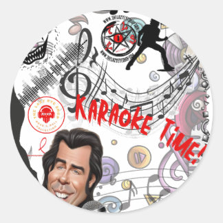 Adesivo Redondo TLES Karaoke Time Round Sticker