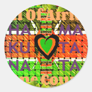 Adesivo Redondo Toda a África em um país. Torná-lo sinalizador do