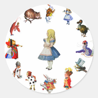ADESIVO REDONDO TODA A ALICE