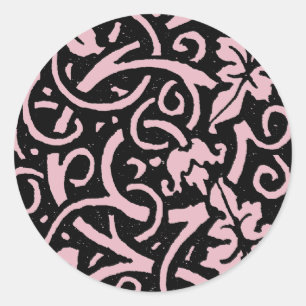 Adesivo Redondo Todas As Boas Coisas Padrão Vinha Vitoriano