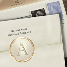 TODAS AS INICIAIS Douradas Monograma do Champanhe