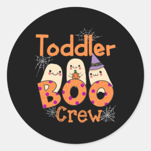 Adesivo Redondo Toddler Daycare Boo Crew Cute Halloween Costume Gh