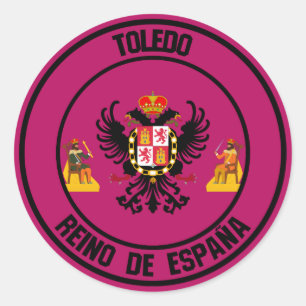 Adesivo Redondo Toledo Round Emblem