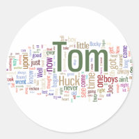 Tom Sawyer Word Cloud