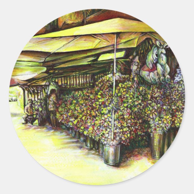 Adesivo Redondo Tomada de Posse de Optices (Frente)