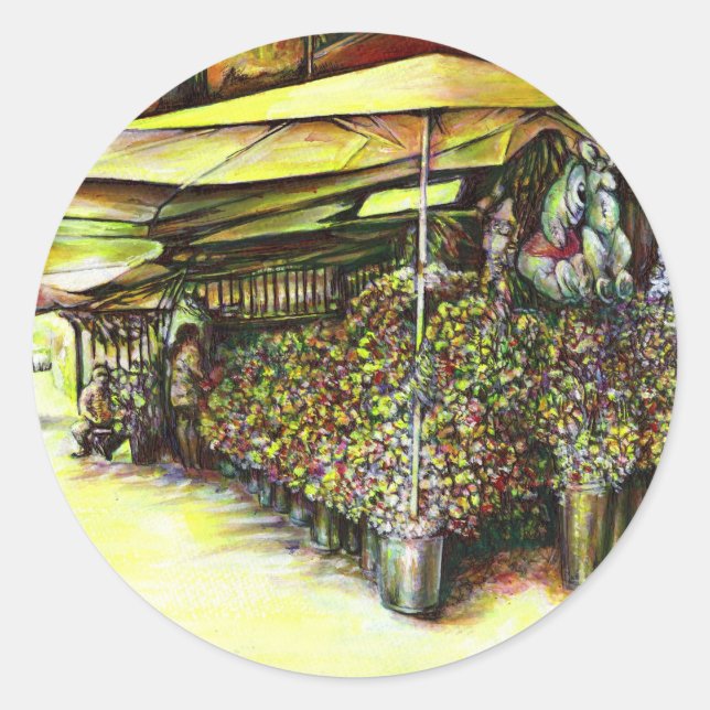 Adesivo Redondo Tomada de Posse de Optices (Frente)