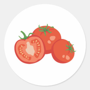 Adesivo Redondo Tomate
