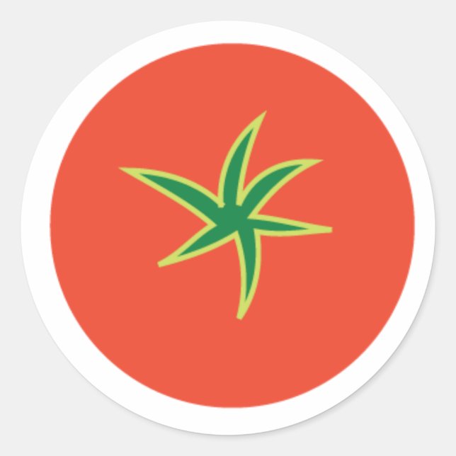 Adesivo Redondo Tomate (Frente)