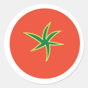 Adesivo Redondo Tomate