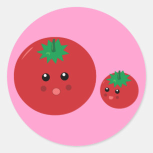 Adesivo Redondo Tomate