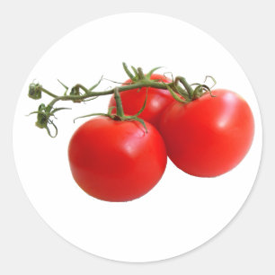 Adesivo Redondo Tomate