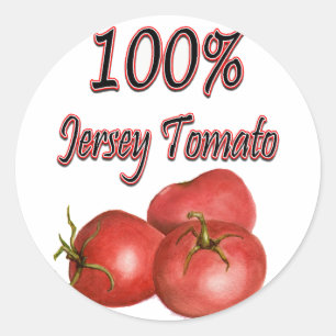 Adesivo Redondo Tomates Jersey 100%