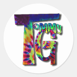 Adesivo Redondo Tommy G Stickers