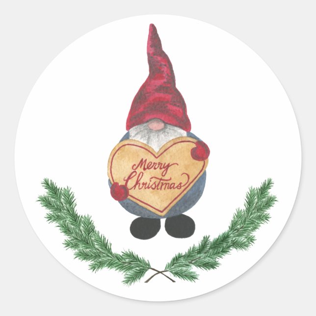 Adesivo Redondo Tomten Sticker (Frente)