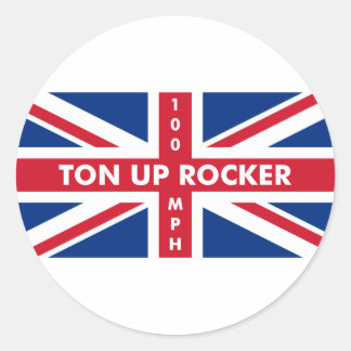 Adesivo Redondo Ton Up Rocker