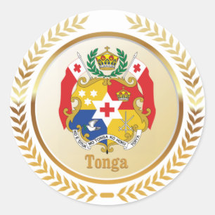 Adesivo Redondo Tonga Casaco De Braços