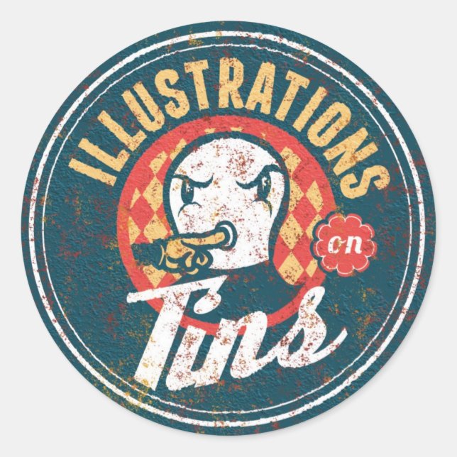 Adesivo Redondo Tons (Frente)