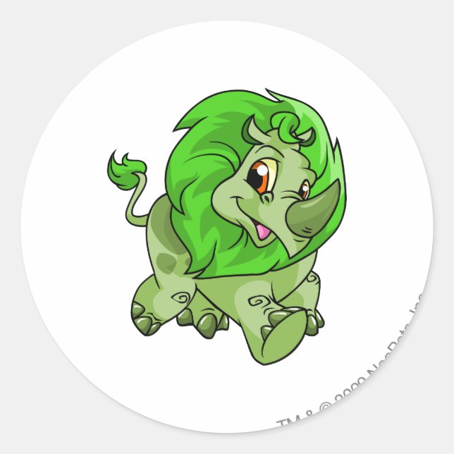 Adesivo Redondo Tonu Green (Frente)