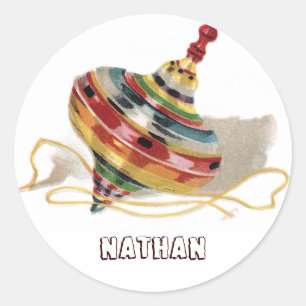 Adesivo Redondo Toque antigo superior