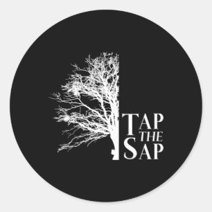 Adesivo Redondo Toque Na Sap For Maple Syrup