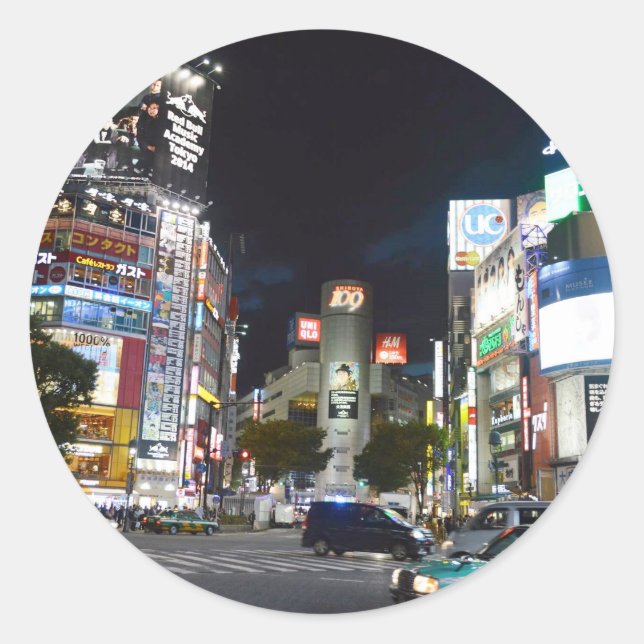 Adesivo Redondo Tóquio (Frente)