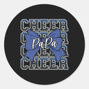 Adesivo Redondo Torcida Papai Pai Papai Arco Esporte Cheerleader C